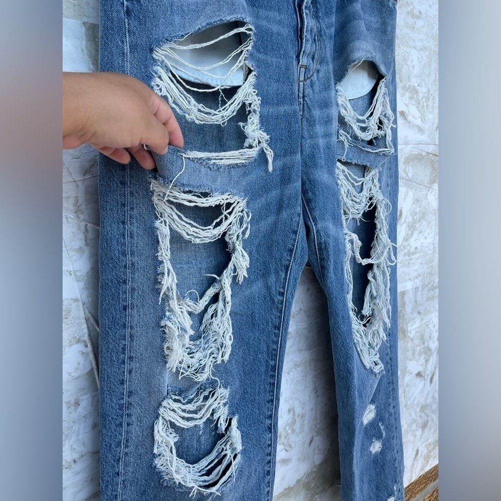 Ben Taverniti Unravel Project Destroyed Jeans Size 29 - Gem